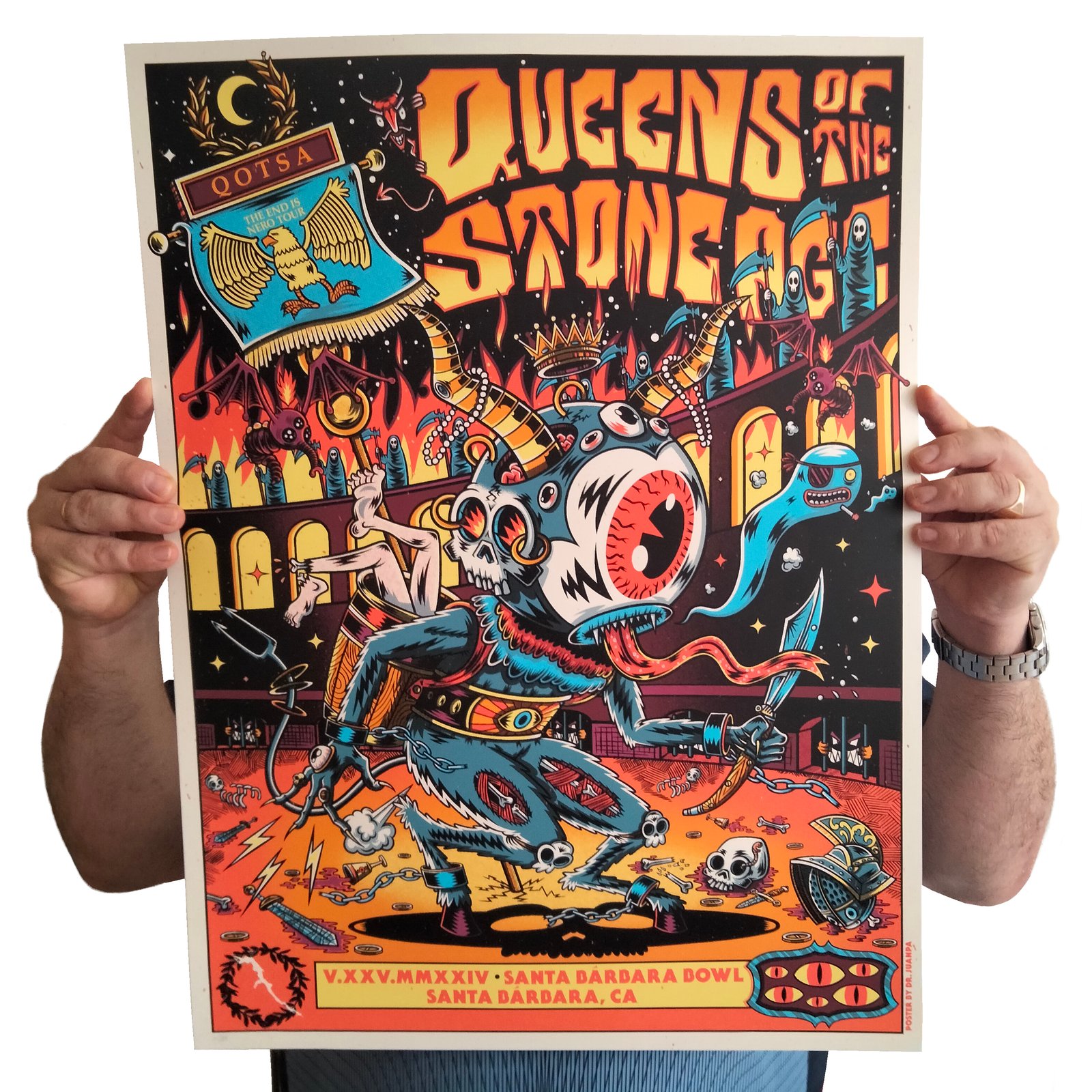 QOTSA Santa Bárbara CA 2024 (Regular & Foil) | Doctor Juanpa